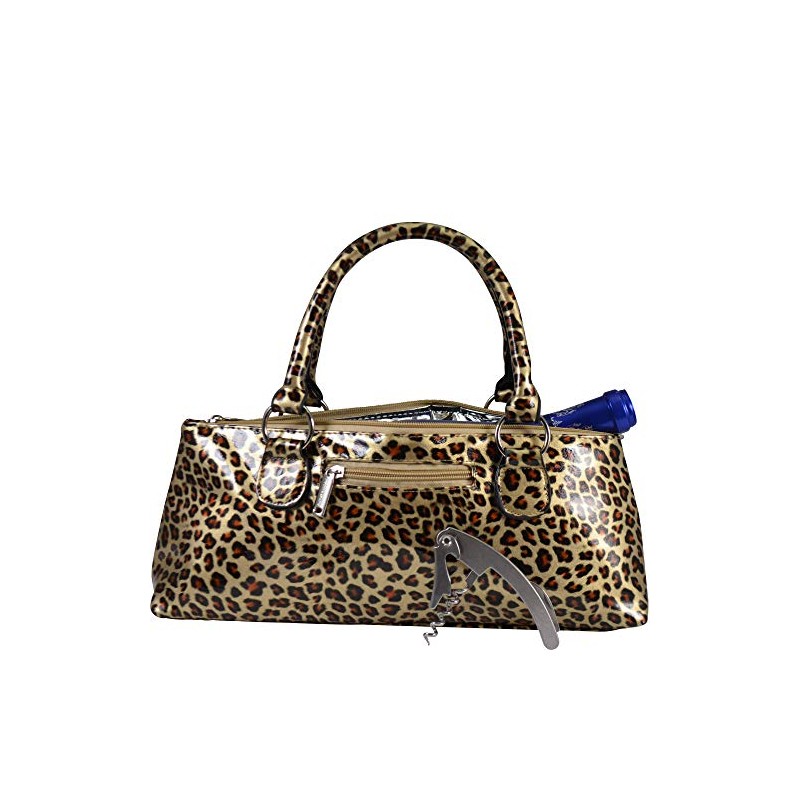 PRIMEWARE Cheetah Wine Clutch