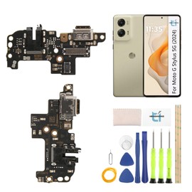 HBIHGHHONG USB Charging Port for Motorola Moto G Stylus 5G 2024 Dock Connector Replacement for Moto G Stylus 5G (2024) XT2419 XT2419-1 XT2419-2 Type C Charger Port Dock Board Repair Parts