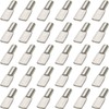 100Pcs 5mm Shelf Pins, Metal Nickel Plated Spoon Shaped Cabinet