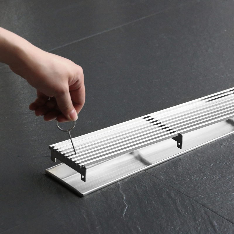 Sharpeye 28 Inch Linear Shower Drain with Removable Wedge Wire