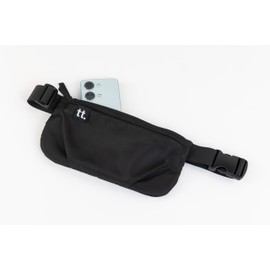 Carlett City Bum Bag | Waterproof and Compact | Unisex Design in Black | Ideal for Men and Women | Small and Functional Waist Bag for Everyday Use, Black, Fashion