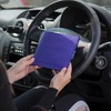 SEGOY PU Leather Disabled Badge Holder Wallet - Blue Badge