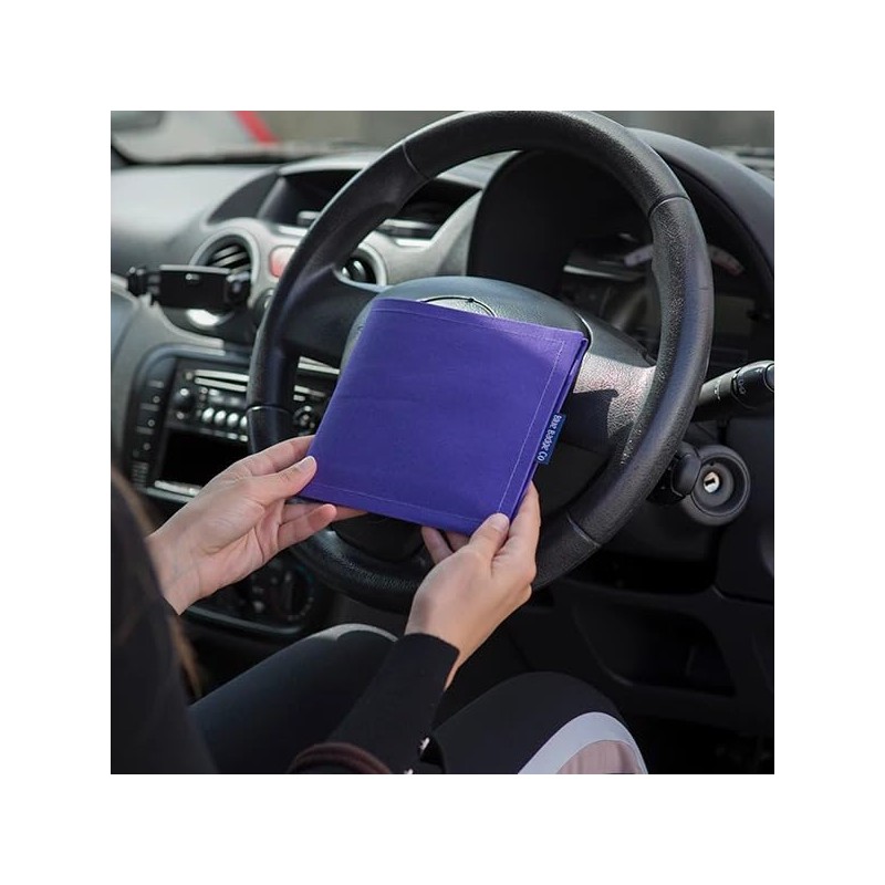 SEGOY PU Leather Disabled Badge Holder Wallet - Blue Badge