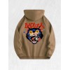 Bad Luck Cat Graphic Hoodie 100% Cotton US Warehouse 7
