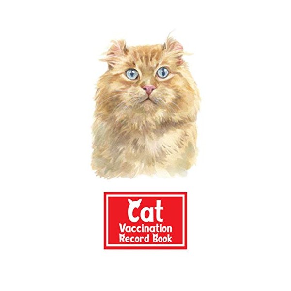 Cat Vaccination Record Book: American Curl Cat | Health and