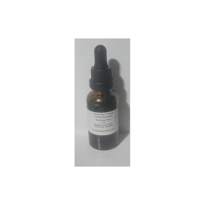 Ghost Pipe Tincture Double Extraction, Extra Strength Strong Monotropa Flora,