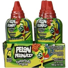 Pelon Pelo Rico, Pelonazo Tamarind Original ( 3.5 Ounce, 4 Count )