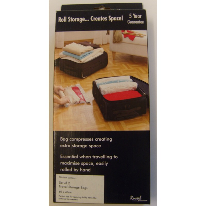 H & L Russel Travel Roll Storage Bags, Set of