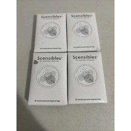 SCENSIBLES (4 PACK) 200 Bags Total Scented Personal Hygiene Disposal Bags SBX50