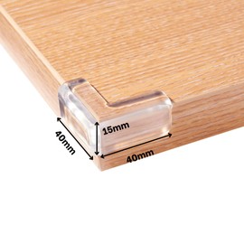 Haus Projekt Corner Protectors for Kids x 8, Table Corner Protectors for Baby, Baby Proofing Edge Protector, Child Safety Corner Guards, Furniture Protection, Toddler Bed Guard, Edges Bump Stopper