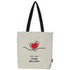 hello-bags. Canvas shopping bag. Exterior: 100% cotton. Includes zip, lining