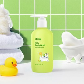 Kids10 키즈텐 그린세라 센텔라 식물성 모이스처 키즈 올인원 약산성 바디워시 300ml 1박스 Kids' Ten Green Cica Plant-Based Moisture Kids All-in-One Slightly Acidic Body Wash 300ml 1 Box