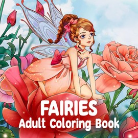 Fairy Adult Coloring Book