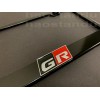 License Plate Frame Shop 1xGR GazooRacing 3D Emblem BLACK Stainless
