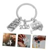CAXUSD Camper Keyring Travel Keychain for Adventurers Unique Retirement Charm