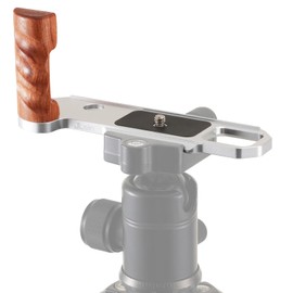 Foto4easy Wooden L-Shape Handle Grip for Nikon F2 Camera with Quick Release Baseplate for Arca Swiss on Tripods Gimbal