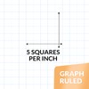 SUNEE Spiral Notebook, 1-Subject, Graph Ruled Paper, 8" x 10-1/2",