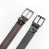 TOUGERJOY Full Grain Leather Belt for Men with Single Prong