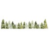 Pine Tree Wall Border Decal - 6 feet x 15