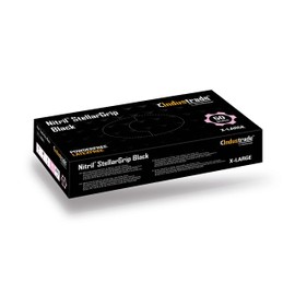 Nitril® StellarGrip Industrial 8.5g Diamond Grip Nitrile Examination Glove, Orange, Powder Free, Size XL