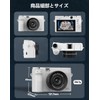 YULINJIA 5K デジタルカメラ スマホに送れる デジカメ デュアルレンズ WIFI転送機能 7500万画素 64GBマイクロSDカード付き 18倍デジタルズーム