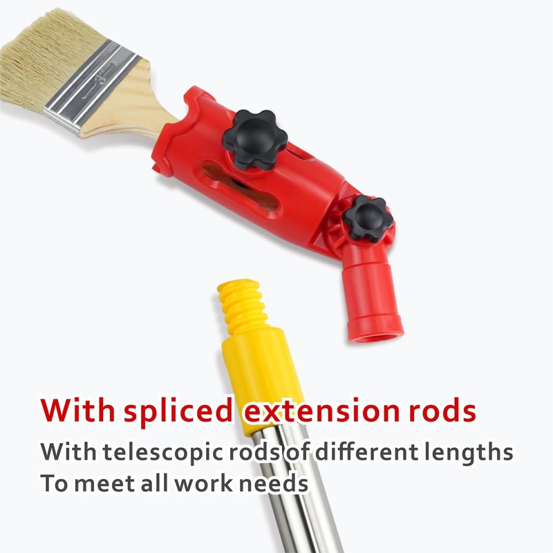 Jyvlucient Multi-Angle Paint Brush Extender Holder for High Ceiling Extension