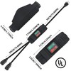 [UL Listed] 2 Way Extension Cord with On/Off LED Switch,