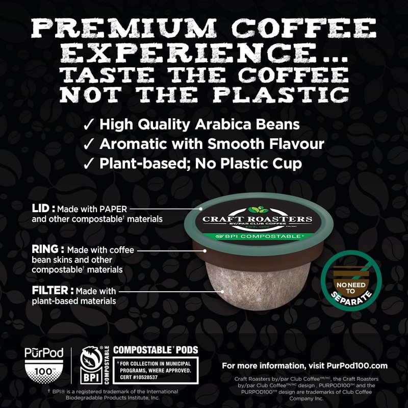 Club Coffee Craft Roasters Coffeehouse Premium - Medium Roast Single