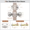 Knobonly 6 Set Keyed Same Entry Door Knob with Single
