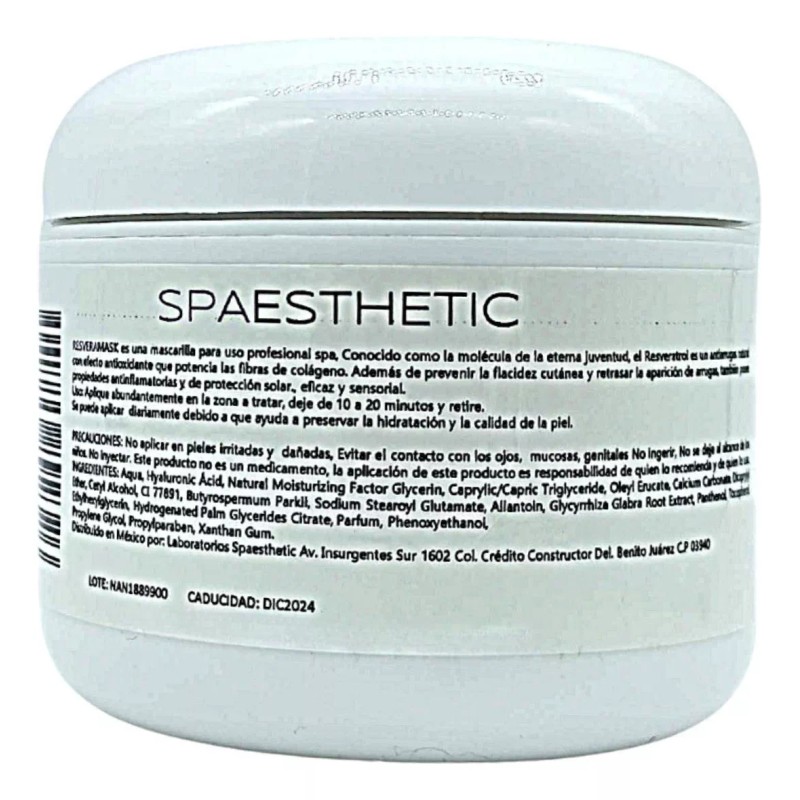 Spaesthetic Mascarilla Antioxidante Resveramax 120gr Spasthetic