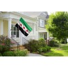 Free Republic of Syria Syrian Flag 4x6FT Green Stripe and