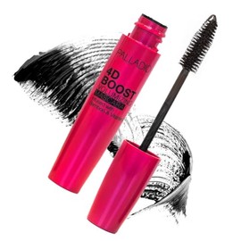 Palladio 4D Boost Volumizing Mascara Para Pestañas, Black