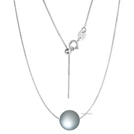 Erliway Healing Crystal Pendant Necklace for Women, 925 Sterling Silver Chain with 10mm A+ Grade Crystal Bead, 45cm Adjustable Length Healing Necklace Jewelry Gift for Women Girls, Stone Sterling