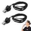 2Pcs Handheld Whistles Ultra Loud Referee Whistle Crisp Sound Sports