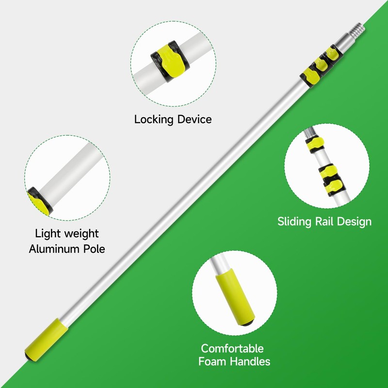 Thmxit Upgarded 28FT Light Bulb Changer for High Ceilings, 5-20FT
