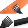 KEWAYO 4-piece Set, Rhombus Perforation, Round Hole Punch Set, Leathercraft,