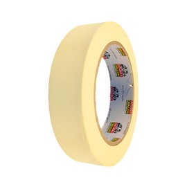 Double Dragon All Purpose Masking Tape, 50m Long, 24mm Wide | Beige Decorators Tape for Indoor Painting, DIY, Crafts & Home Projects | Easy-Tear Paper Tape for Walls, Art, School & Office Use