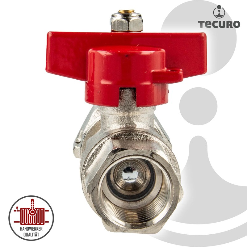 'Tecuro Brass Ball Valve – 3/4 Inch Union Nut x