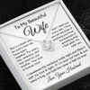 Wife Love Knot Necklace - Wife Birthday Gift Ideas, Womens