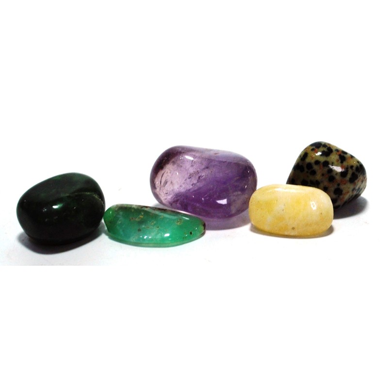 Reiju Crystal Gemstone Tumble Stone Set for Joy - Gift