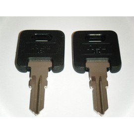 FIC RV Motorhome Trailer 2 Keys Cut to Lock/Key Number from CF301 to CF325-2 Working Keys Travel Trailer Motor Home Toy Hauler ILCO Keys (CF306)