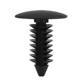 Qiilu [100pcs] Clip Rivets Bumper Retainer Fastener Clip 7.5mm Plastic Push Type