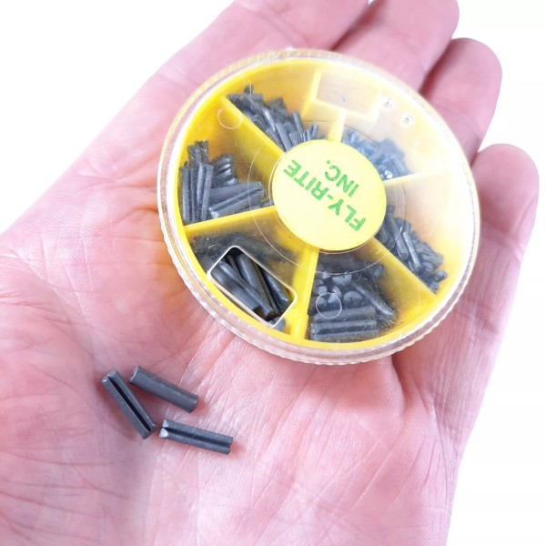 Fly Rite Assorted size Lead sleeve weights fly fishing sinkers