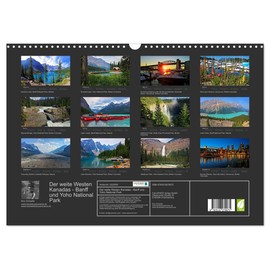 Der weite Westen Kanadas - Banff und Yoho National Park (Wandkalender 2026 DIN A3 quer), CALVENDO Monatskalender
