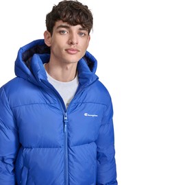 Champion Men's Heavy Weight Puffer with Adjustable Hood, Surf The Web