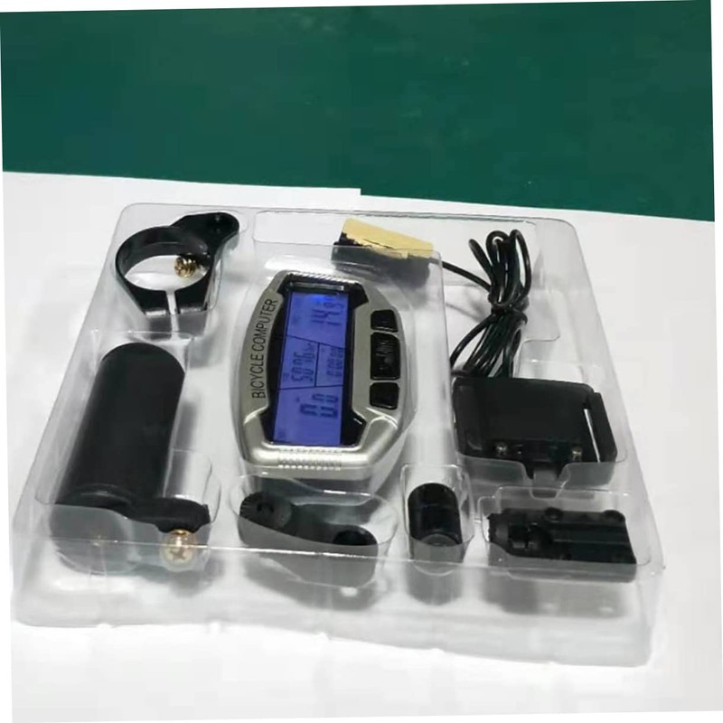 Sosoport Digital Bike Computer with Speedometer Tachometer Back Light Functions