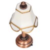 Miniature Lamp 1/12 Scale White 6cm Overall Height Battery Operated