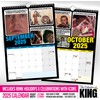 The Calendar King // World's Greatest Memes - 2025 Wall