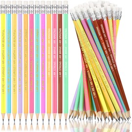 Fumete Inspirational Pencils Colorful Pencil Set Student Gifts from Teacher Bulk Motivational Sayings Pre Sharpened Pencils #2 HB Wood Pencils Classroom Gifts graduation Gifts for Kids (240 Pcs)