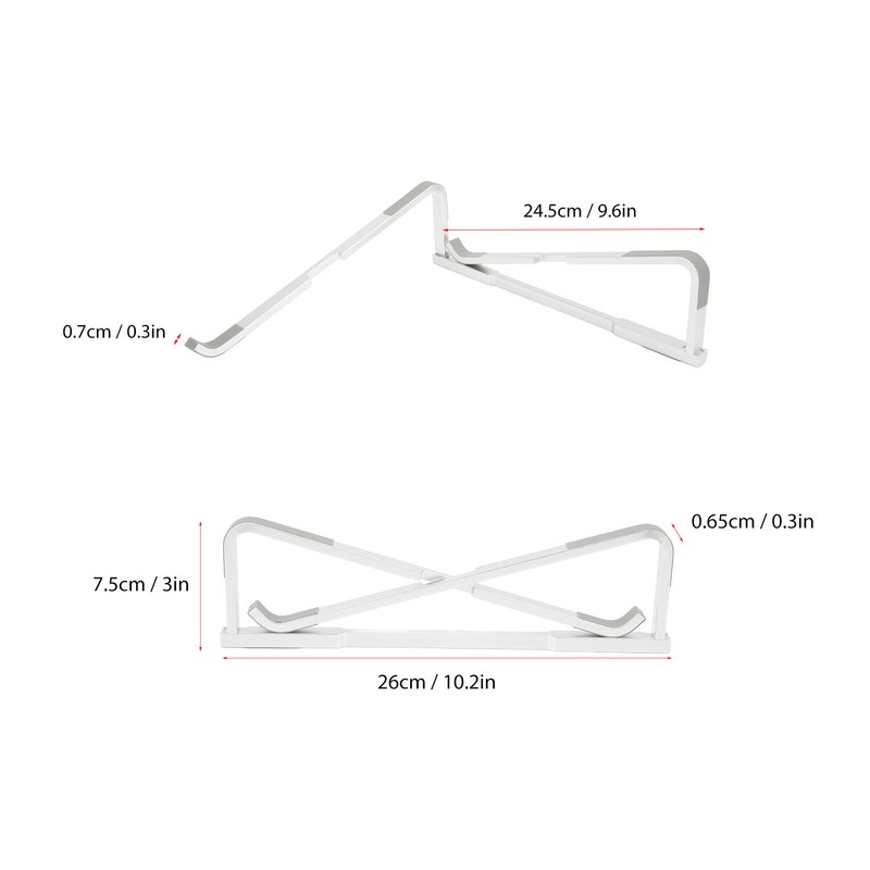 Tablet Stand Aluminum Alloy Foldable Portable Metal Multifunctional Laptop Bracket